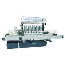 QJ877D Horizontal Pencil Edge Glass Grinding Equipment With 5 Wheels